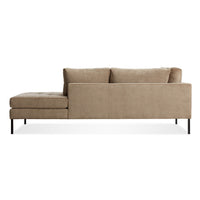 Paramount Daybed in Otter Velvet - Angle 6