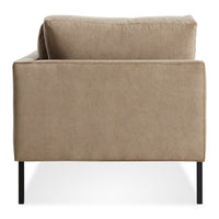 Paramount Daybed in Otter Velvet - Angle 4