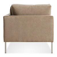 Paramount Daybed in Otter Velvet - Angle 4