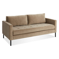 Paramount 66&quot; Sofa in Otter Velvet - Angle 4