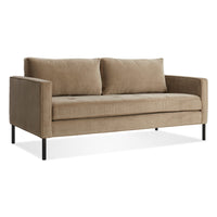 Paramount 66&quot; Sofa in Otter Velvet - Angle 3