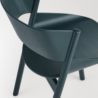 Port Chair in Navy Green on Ash - Angle 9
