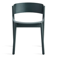 Port Chair in Navy Green on Ash - Angle 5