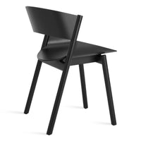 Port Chair in Black on Ash - Angle 8