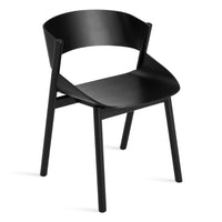 Port Chair in Black on Ash - Angle 5