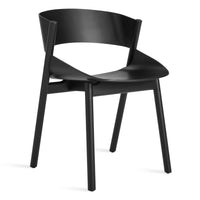 Port Chair in Black on Ash - Angle 1