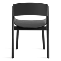 Port Chair in Black on Ash - Angle 9