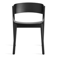 Port Chair in Black on Ash - Angle 6