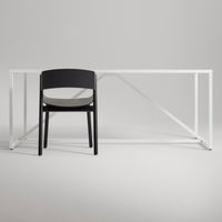 Port Chair in Black on Ash - Angle 4