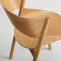 Port Chair in White Oak - Angle 9