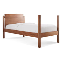 Post Up Bed in Walnut - Angle 1