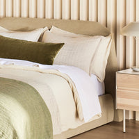 Popple Duvet Set en Grey Blue - ángulo 17