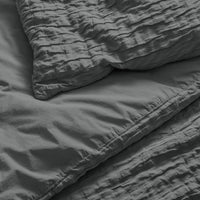 Popple Duvet Set in Charcoal - Angle 11