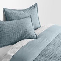 Popple Duvet Set in Grey Blue - Angle 9