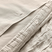 Popple Duvet Set in Putty - Angle 12