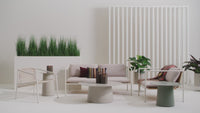 Lookout Outdoor Lounge Chair in White - Angle 10
