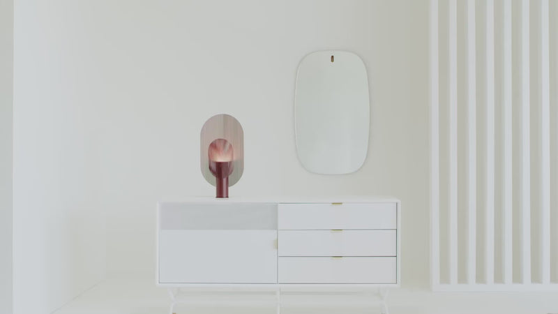 Dang Long and Low in Walnut / Putty Grey - Angle 2