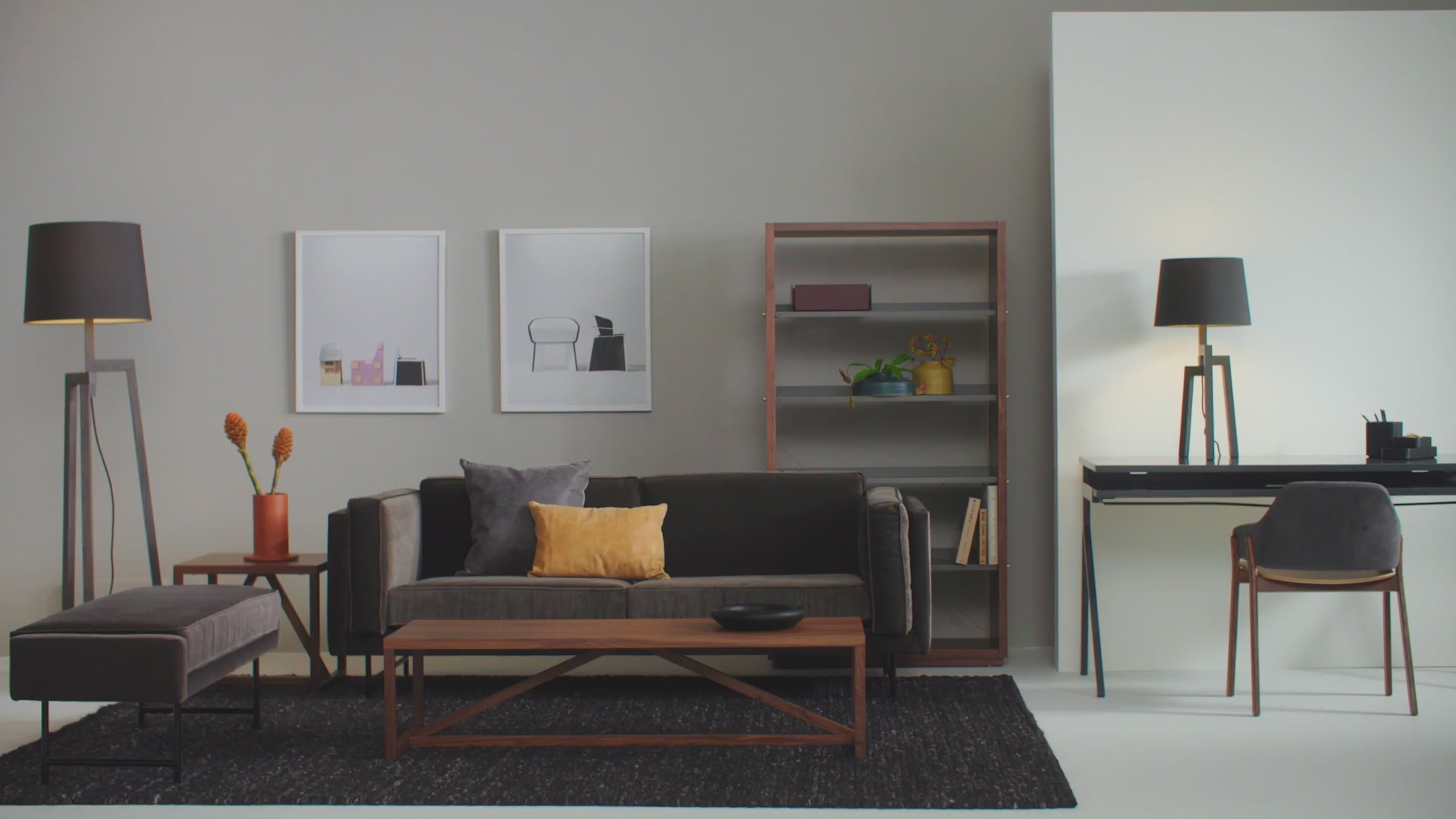 Strut Wood Coffee Table