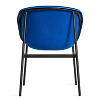 Past Life Chair in Cobalt / Black - Angle 6