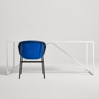Past Life Chair in Cobalt / Black - Angle 2