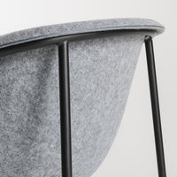 Past Life Chair in Light Grey / Black - Angle 8