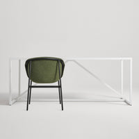 Past Life Chair in Olive / Black - Angle 2