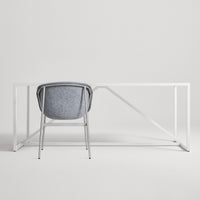 Past Life Chair in Light Grey / Silver - Angle 2