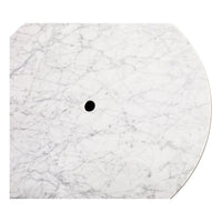 Plateau Medium Table in White - Angle 3