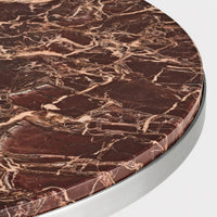 Plateau Medium Table in Cherry Marble - Angle 4