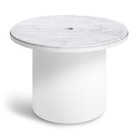 Plateau Medium Table in White - Angle 2