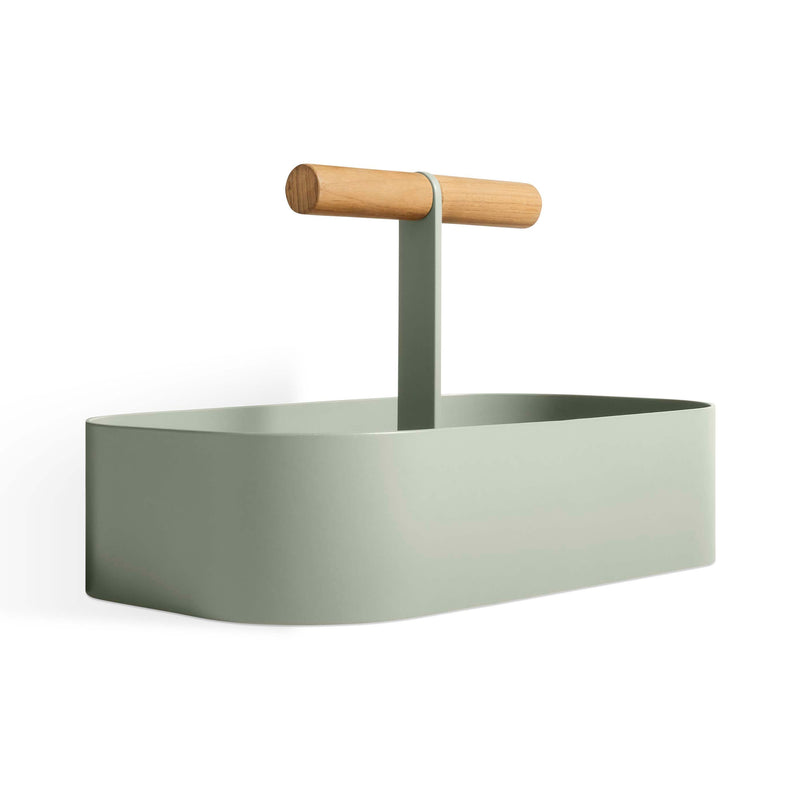 Pluck Large Caddy in Grey Green