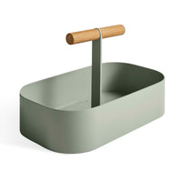 Pluck Large Caddy in Grey Green - Angle 3