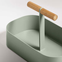 Pluck Large Caddy in Grey Green - Angle 9
