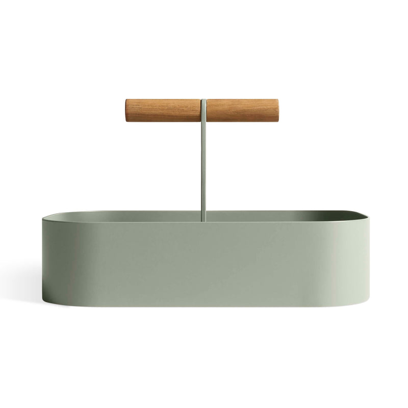 Pluck Large Caddy in Grey Green