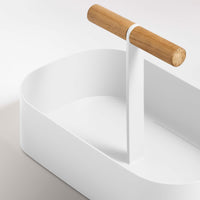 Pluck Large Caddy in White - Angle 9