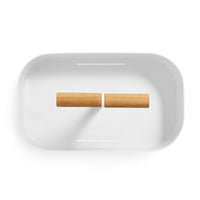 Pluck Large Caddy in White - Angle 5