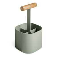 Pluck Small Caddy in Grey Green - Angle 3