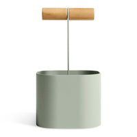 Pluck Small Caddy in Grey Green - Angle 1