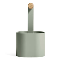 Pluck Small Caddy in Grey Green - Angle 4