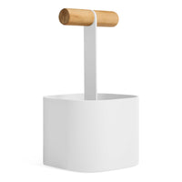 Pluck Small Caddy en White - ángulo 2