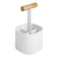 Pluck Small Caddy en White - ángulo 3