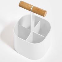 Pluck Small Caddy en White - ángulo 9