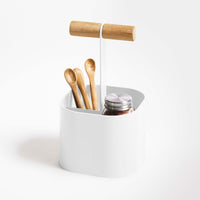 Pluck Small Caddy en White - ángulo 7