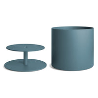 Plot Large Planter in Marine Blue - Angle 4