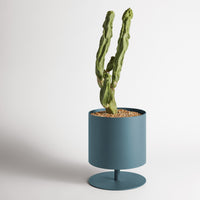Plot Large Planter in Marine Blue - Angle 10