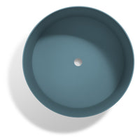Plot Medium Planter in Marine Blue - Angle 7