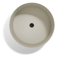 Plot Medium Planter in Putty - Angle 8