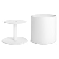 Plot Medium Planter in White - Angle 7