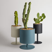 Plot Medium Planter in Putty - Angle 13