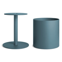 Plot Small Planter in Marine Blue - Angle 5